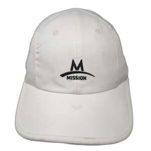 Mission Baseball Cap White One Size Enduracool Performance Strapback Cooling Hat